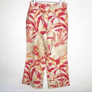 CLOSETCLOSING Chico Linen Tropical High Waist Pant